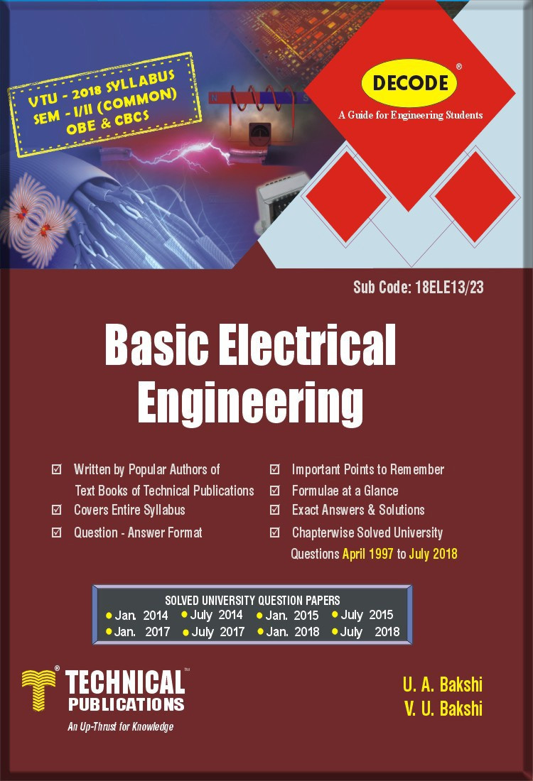 Basic Electrical Engineering Vtu Notes Pdf